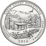 USA 25 c Park narodowy Great Smoky Mountains 2014  nr 21 