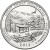 USA 25 c Park narodowy Great Smoky Mountains 2014  nr 21 