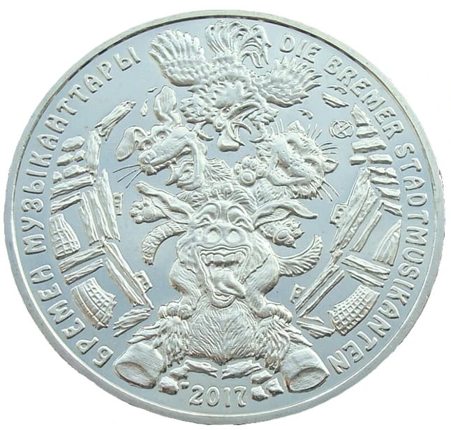Kazachstan 100 tenge Muzykanci z Bremy 2017