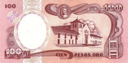 Kolumbia 100 peso Willa 1991 P-426 A