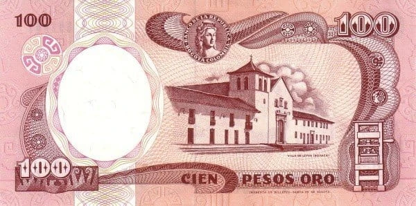 Kolumbia 100 peso Willa 1991 P-426 A
