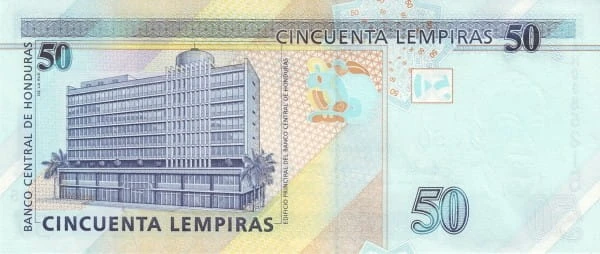 Honduras 50 lempira Juan Manuel Galvez 2010 P-94c