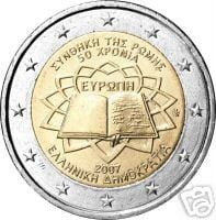 2 € Grecja Traktaty Rzymskie 2007