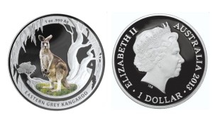 Australia 1 $ Kangur Szary 2013