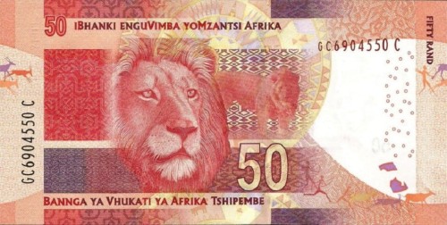 RPA 50 Rand Nelson Mandela / Lew 2015 P-140b
