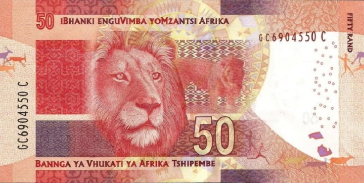 RPA 50 Rand Nelson Mandela / Lew 2015 P-140b