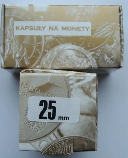 Kapsel 25 mm idealny na USA 25 centów