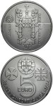 5 € Portugalia Convento de Cristo 2004