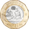 Meksyk 20 peso 200 lat floty morskiej 2022