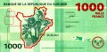 Burundi 1000 franków Krowy 2021 P-51b