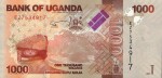 Uganda 1000 szylingów Antylopy 2021 P-49f