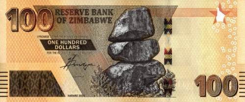 Zimbabwe 100 $ Baobab 2020 P-106