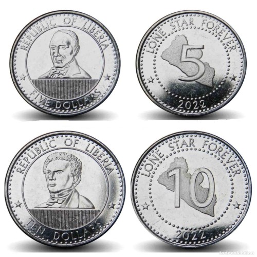 Zestaw menniczy Liberia x 5,10 cent 2022