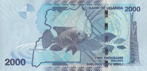 Uganda 2000 szylingów Ryba 2021 P-50f