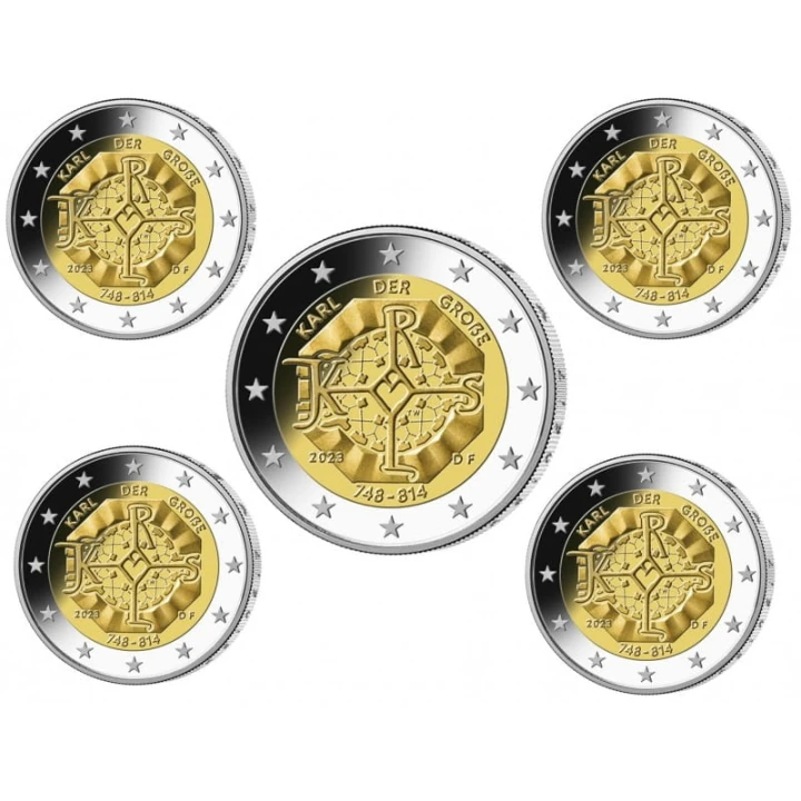 2 euro Niemcy Karol Wielki 2023