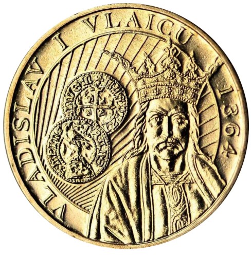 Rumunia 50 bani Wladislav I Vlaicu 1364 2014