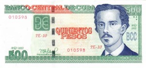 Kuba 500 Peso I. Agramonte 2022 P-131d