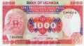 Uganda 1000 szylingów Budynek 1986 P-26