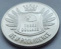 Bahamy New Providence 3$ Maskonur 2023