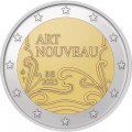 2 euro Belgia Art Noveau 2023
