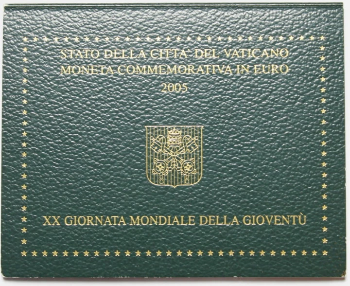 2 euro Watykan XX Światowy Dzień Młodzieży 2005