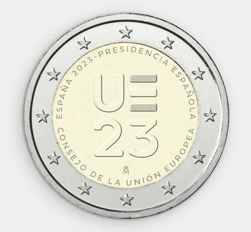 2 euro Hiszpania Przewodnictwo w UE 2023