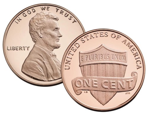 USA 1 cent A. Lincoln E Pluribus Unum