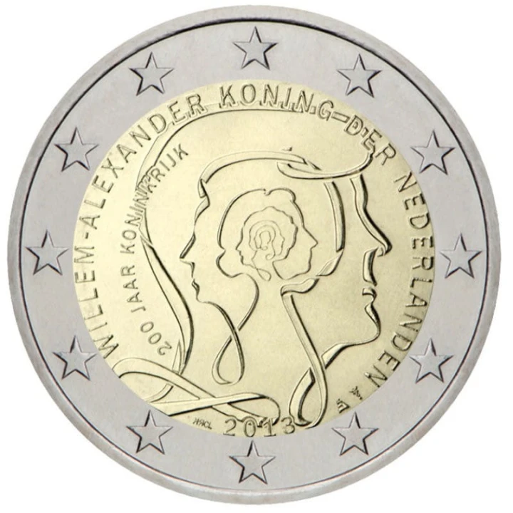 2 euro HOLANDIA 200 lat królestwa 2013