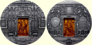 Palau 10$ Bursztynowa komnata + bursztyn 2009 Mineral Art I