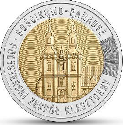 5 zł Gościkowo zespół klasztorny 2023 nr 18 + Blister