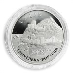 UKRAINA 10 UAH Twierdza Sudak 2003