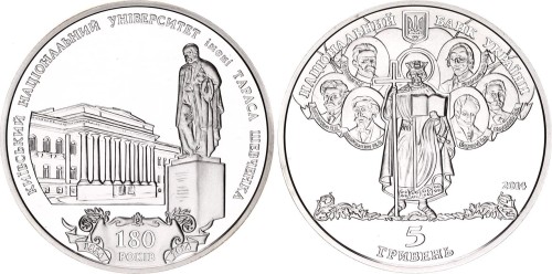180 Years of Taras Shevchenko National University of Kyiv