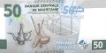 Mauretania 50 Ouguiya 50 lat waluty 2023 P-29