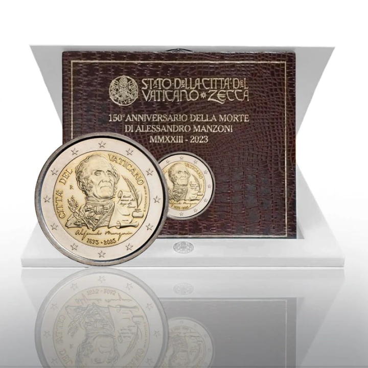 2 euro - 150th Anniversary of the death of Alessandro Manzoni
Series: Vatican City