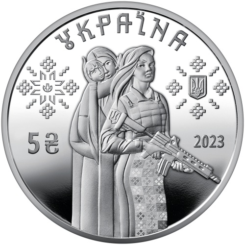 UKRAINA 5 UAH Kobiety obrończynie 2023