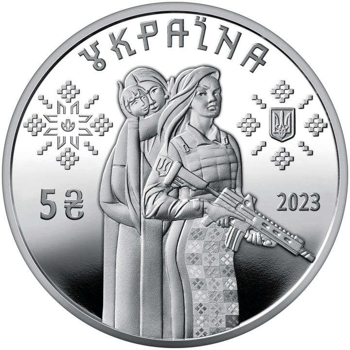 UKRAINA 5 UAH Kobiety obrończynie 2023