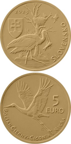 5 euro Słowacja Bocian 2023