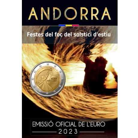 2 euro Andora Ognie przesilenia 2023
