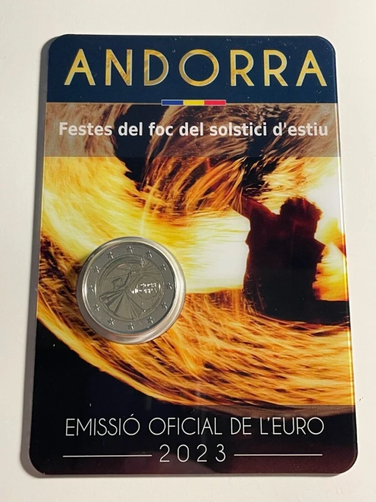 2 euro Andora Ognie przesilenia 2023