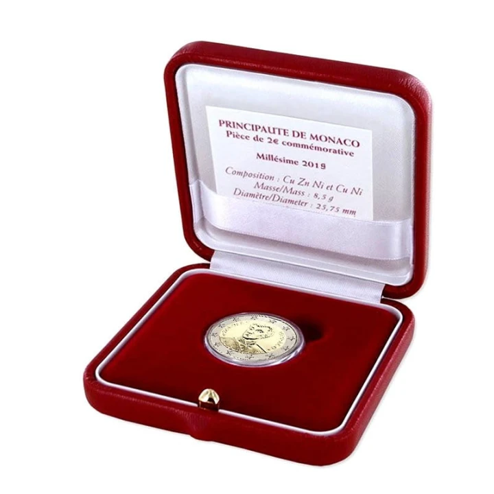 2 euro Monako Książe Honore V 2019