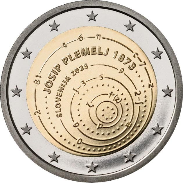 2 euro Słowenia Josip Plemelj 2023