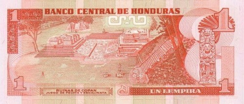 Honduras 1 lempira Ruiny 1994 P-76
