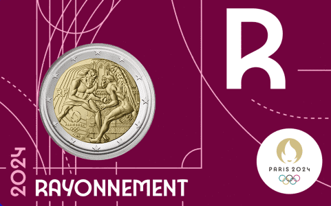 2 euro Francja Olimpiada Zapasy Herkules 2024