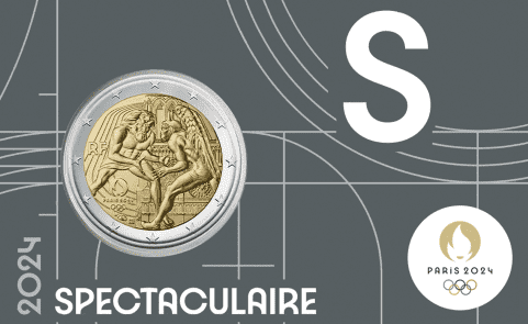 2 euro Francja Olimpiada Zapasy Herkules 2024