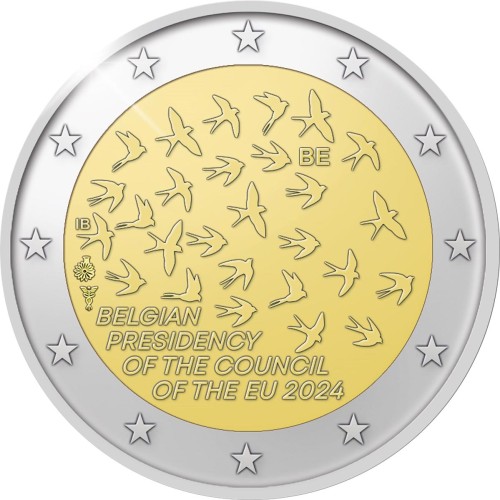2 euro Belgia Przewodnictwo w UE 2024