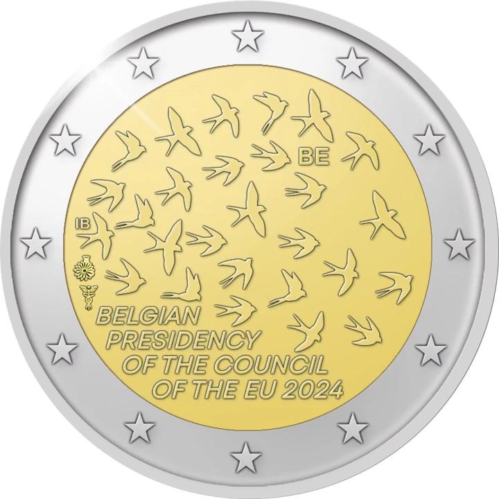 2 euro Belgia Przewodnictwo w UE 2024
