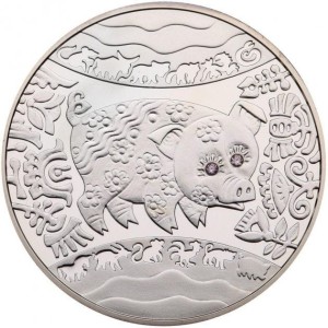 UKRAINA 5 UAH ZODIAK Skorpion 2007 Ag (1)