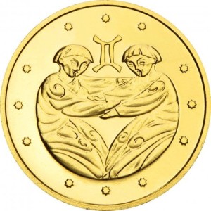 Ukraina 2 UAH Znaki Zodiaku Waga Au 2008 (1)
