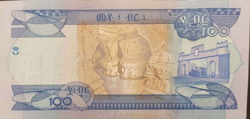 Etiopia 100 Birr Jaskinie 2020 P-55