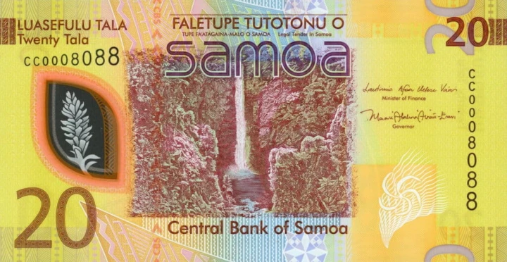 Samoa 20 tala Zębacz 2024 P-49